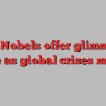 2024 Nobels offer glimmer of hope as global crises mount