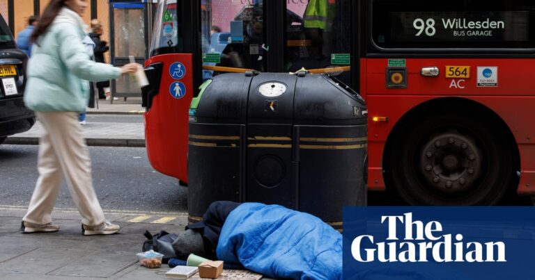 Rough sleeping in London hits record high amid predictions of worse to come | Homelessness