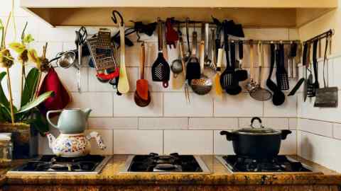 The kitchen of Leila Heller’s mother, Nahid Joon, on the Upper East Side