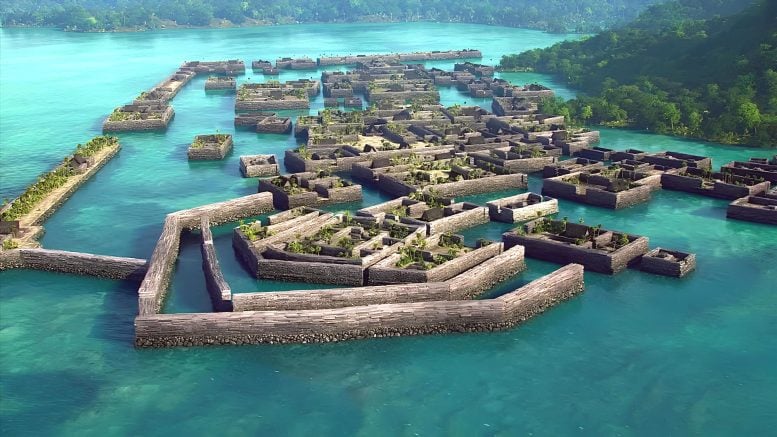 Conceptual Rendering of Reconstructed Nan Madol