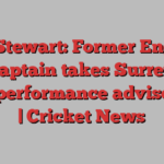 Alec Stewart: Former England captain takes Surrey high-performance advisor role | Cricket News