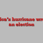 America’s hurricane wreck of an election