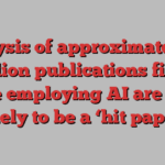 Analysis of approximately 75 million publications finds those employing AI are more likely to be a ‘hit paper’