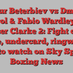 Artur Beterbiev vs Dmitry Bivol & Fabio Wardley vs Frazer Clarke 2: Fight date, time, undercard, ringwalk, how to watch on Sky Sports | Boxing News