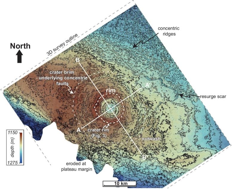 Nadir Crater Horizon Map