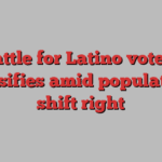 Battle for Latino voters intensifies amid population’s shift right