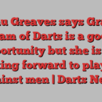 Beau Greaves says Grand Slam of Darts is a good opportunity but she is not looking forward to playing against men | Darts News