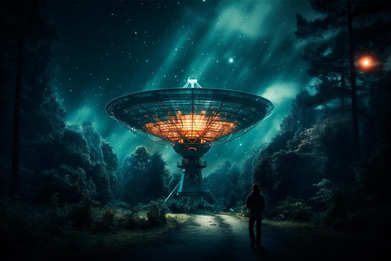 Search for Extraterrestrial Intelligence Illustration Concept Art