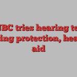 CNBC tries hearing test, hearing protection, hearing aid