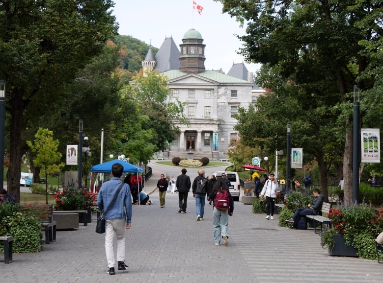 McGill University is seen Friday, October 13, 2023 in Montreal.