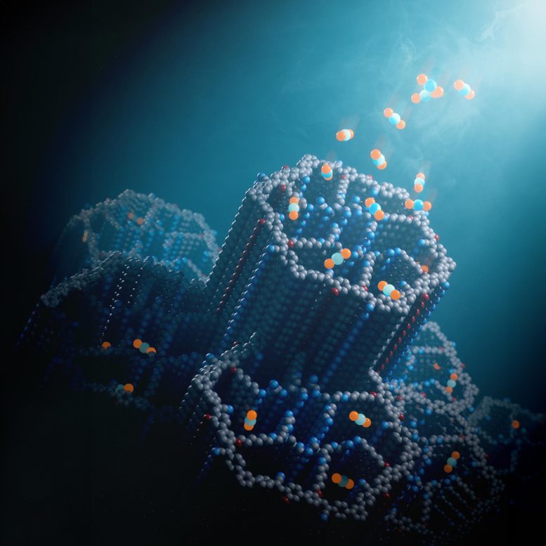 COF-999 Molecular Model