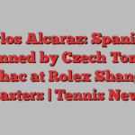 Carlos Alcaraz: Spaniard stunned by Czech Tomas Machac at Rolex Shanghai Masters | Tennis News