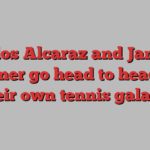 Carlos Alcaraz and Jannik Sinner go head to head in their own tennis galaxy