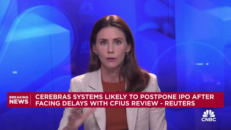 Cerebras Systems likely to postpone IPO after facing delays with CFIUS Review, reports say