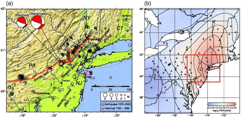 Closer look at New Jersey earthquake rupture could explain shaking reports