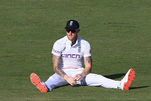 England captain Ben Stokes during the loss to Pakistan.