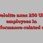 Deloitte axes 250 UK employees in performance-related cull