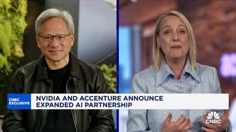 Nvidia CEO Jensen Huang: We're looking at the beginning of the next wave of AI