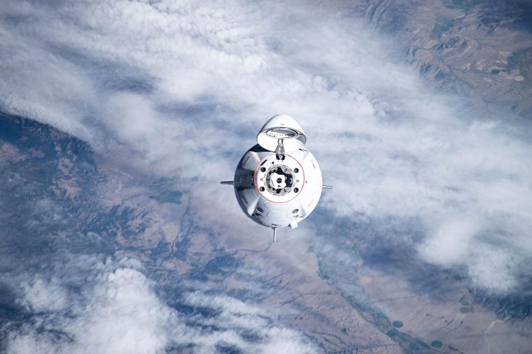 SpaceX Dragon Freedom Approaches International Space Station 2024