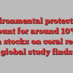 Environmental protections account for around 10% of fish stocks on coral reefs, global study finds