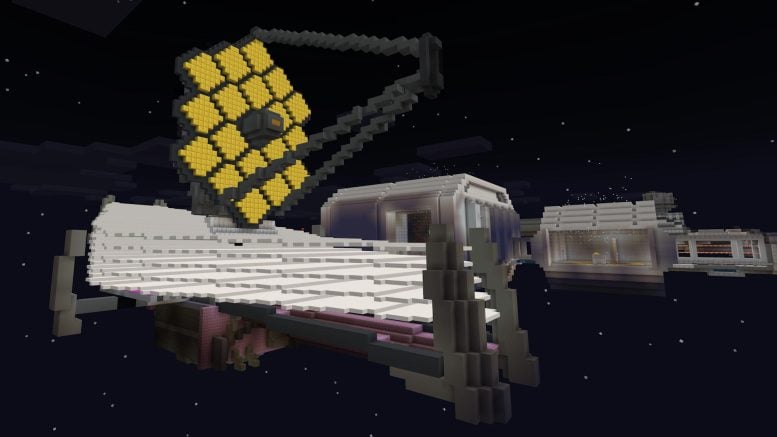 Minecraft NASA James Webb Space Telescope