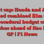 F1 cost cap: Honda and Alpine fined combined $1m for procedural budget cap breaches ahead of Sao Paulo GP | F1 News