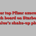 Former top Pfizer executives pitch board on Starboard Value’s shake-up plan