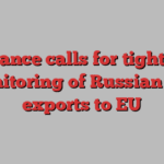 France calls for tighter monitoring of Russian gas exports to EU