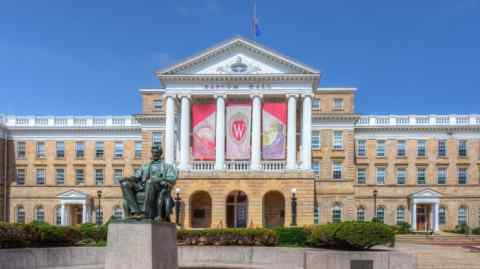 Bascom Hall on the campus of the University of Wisconsin-Madison