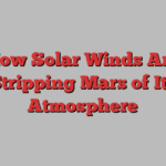 How Solar Winds Are Stripping Mars of Its Atmosphere