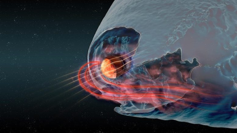 How Mars Interacts With the Solar Wind