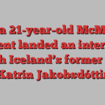 How a 21-year-old McMaster student landed an interview with Iceland’s former PM Katrín Jakobsdóttir