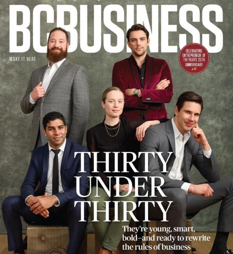 Foster Coulson on cover of BC Business magazine, March 2018 issue.