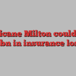 Hurricane Milton could cost $60bn in insurance losses