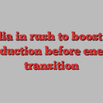 India in rush to boost oil production before energy transition