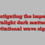 Investigating the impact of ultralight dark matter on gravitational wave signals