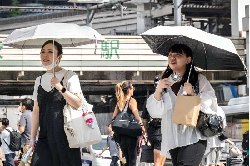 Japan had its second-hottest September since records began, with the average temperature 2.5C higher than usual, the Japan Meteorological Agency said