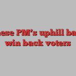 Japanese PM’s uphill battle to win back voters