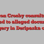 Lynton Crosby consultancy linked to alleged document forgery in Deripaska case