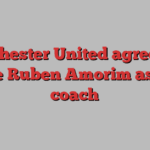 Manchester United agree deal to hire Ruben Amorim as head coach