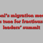 Meloni’s migration meeting sets tone for fractious EU leaders’ summit