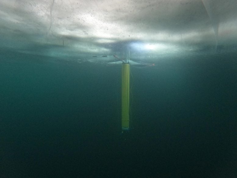 IceNode Prototype Deployed Below the Frozen Surface of Lake Superior