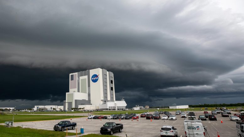 Storm Clouds Over Kennedy Space Center