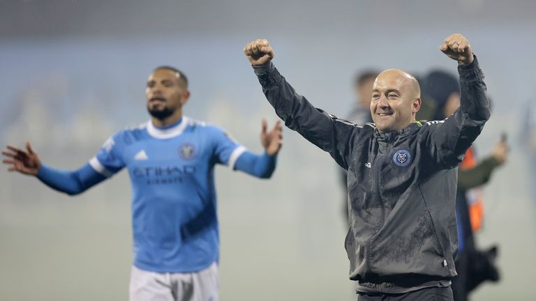 Cushing is currently the head coach of New York City FC's men's team