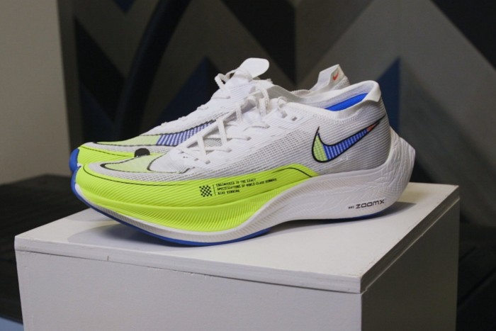 A pair of Nike Vaporfly