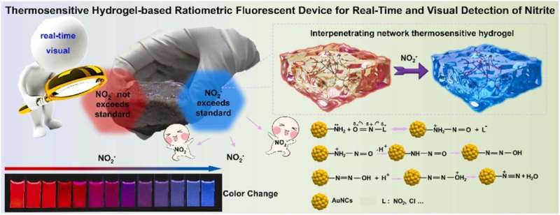 Novel thermosensitive hydrogel-based fluorescence probe offers fast detection of nitrite