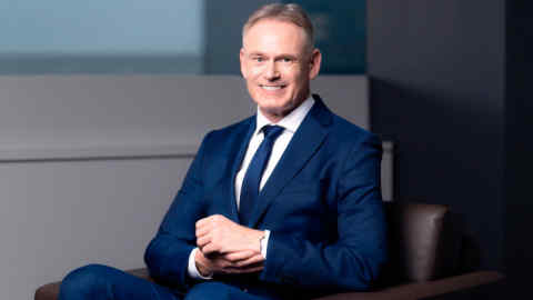 Stefan Kaufmann. Olympus’s chief strategy officer, will take over as chief executive in April next year