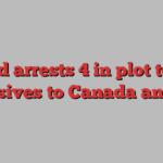 Poland arrests 4 in plot to mail explosives to Canada and U.S.