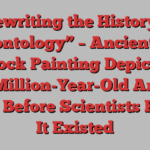 “Rewriting the History of Paleontology” – Ancient San Rock Painting Depicts 250-Million-Year-Old Animal Long Before Scientists Knew It Existed