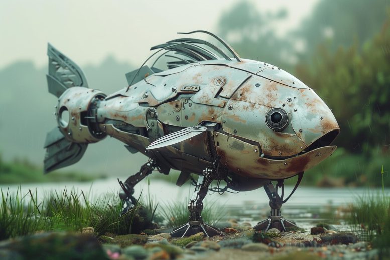 Robot Fish Art Concept